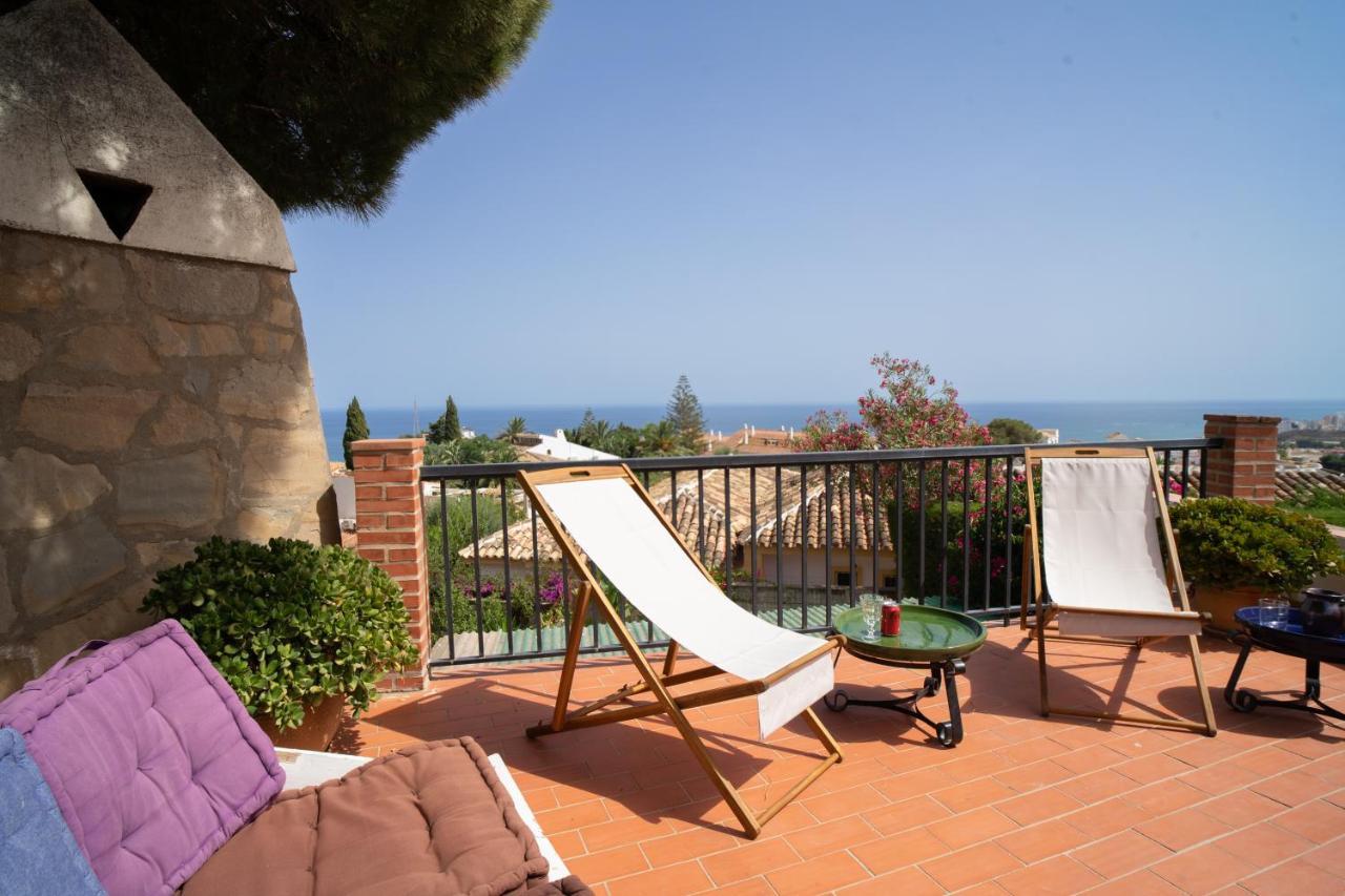 Casa Ancladero Big Rooftop Terrace, 2 Bedroom Guesthouse W Garden And View Фуeнхирола Екстериор снимка