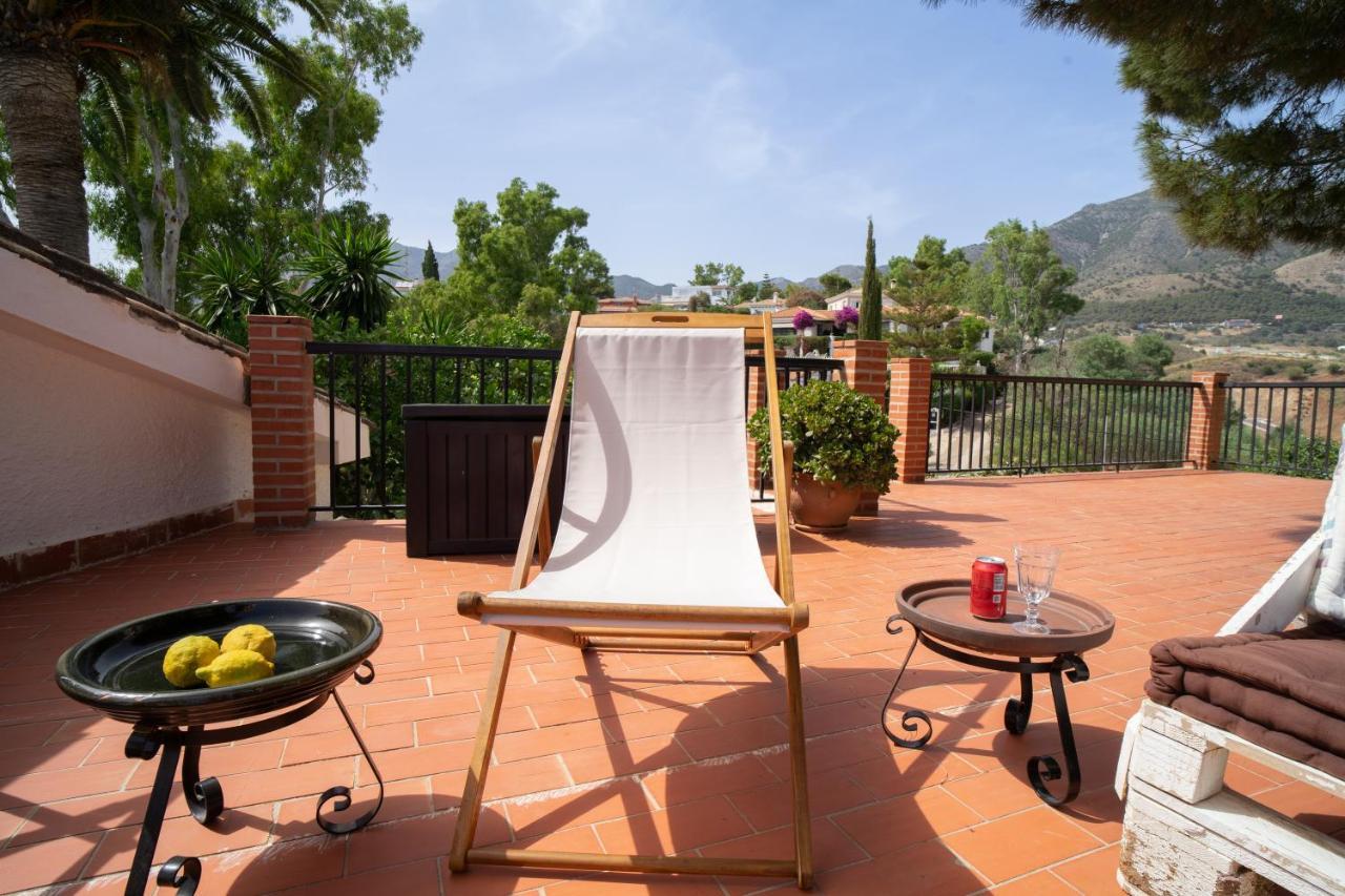 Casa Ancladero Big Rooftop Terrace, 2 Bedroom Guesthouse W Garden And View Фуeнхирола Екстериор снимка